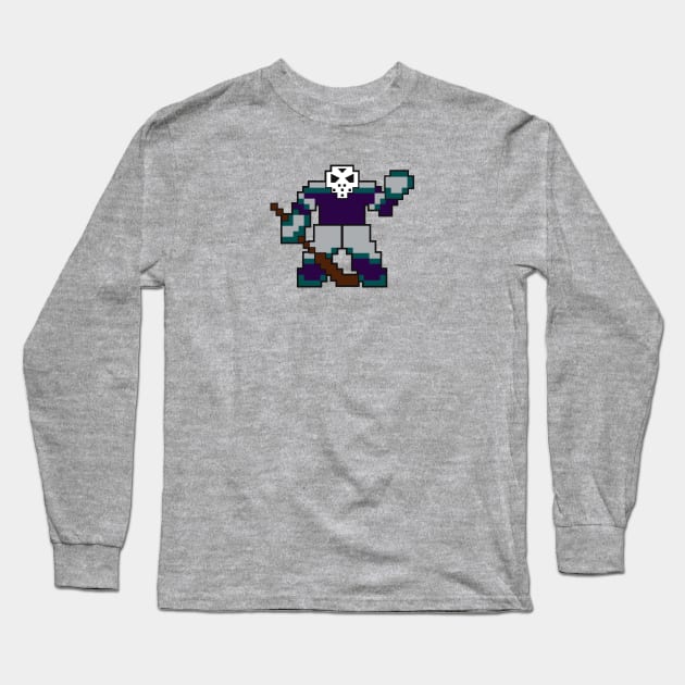 Anaheim Mighty Ducks Long Sleeve T-Shirt by miniBOB